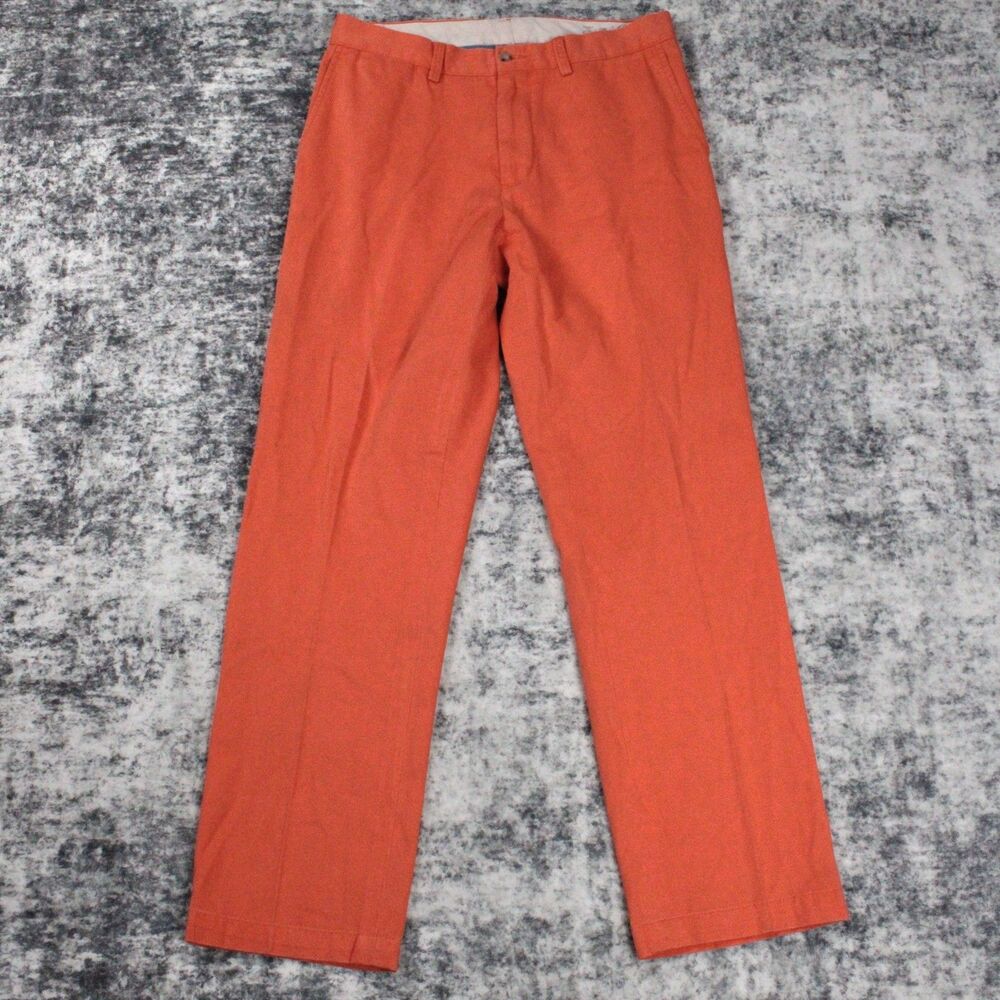 Polo Ralph Lauren Chino Pants Men 31x29.5 Orange 100% Cotton Classic Fit